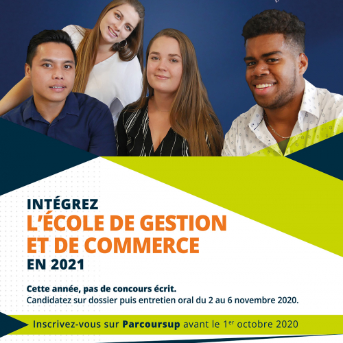 Inscription EGC rentrée 2021 